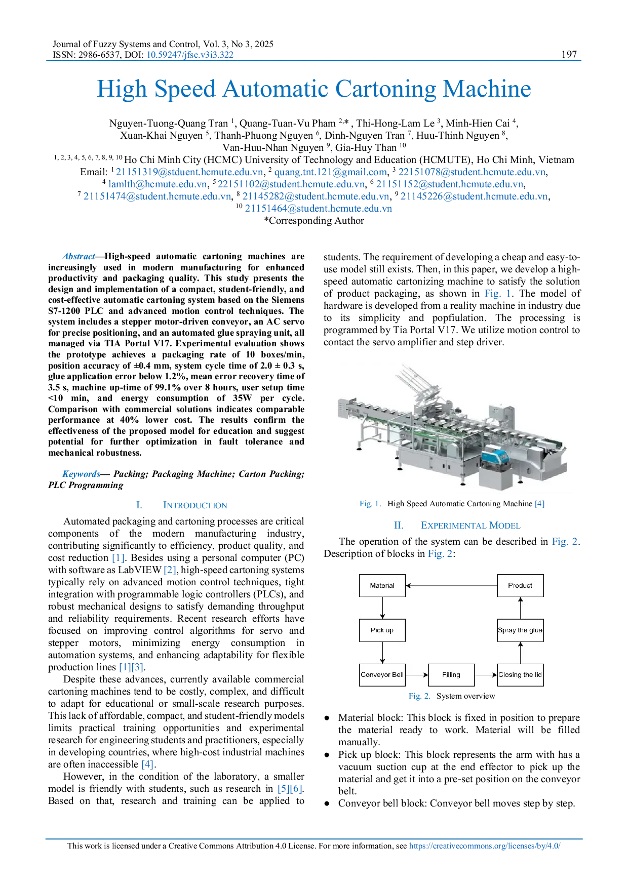 JURIS High Speed Automatic Cartoning Machine