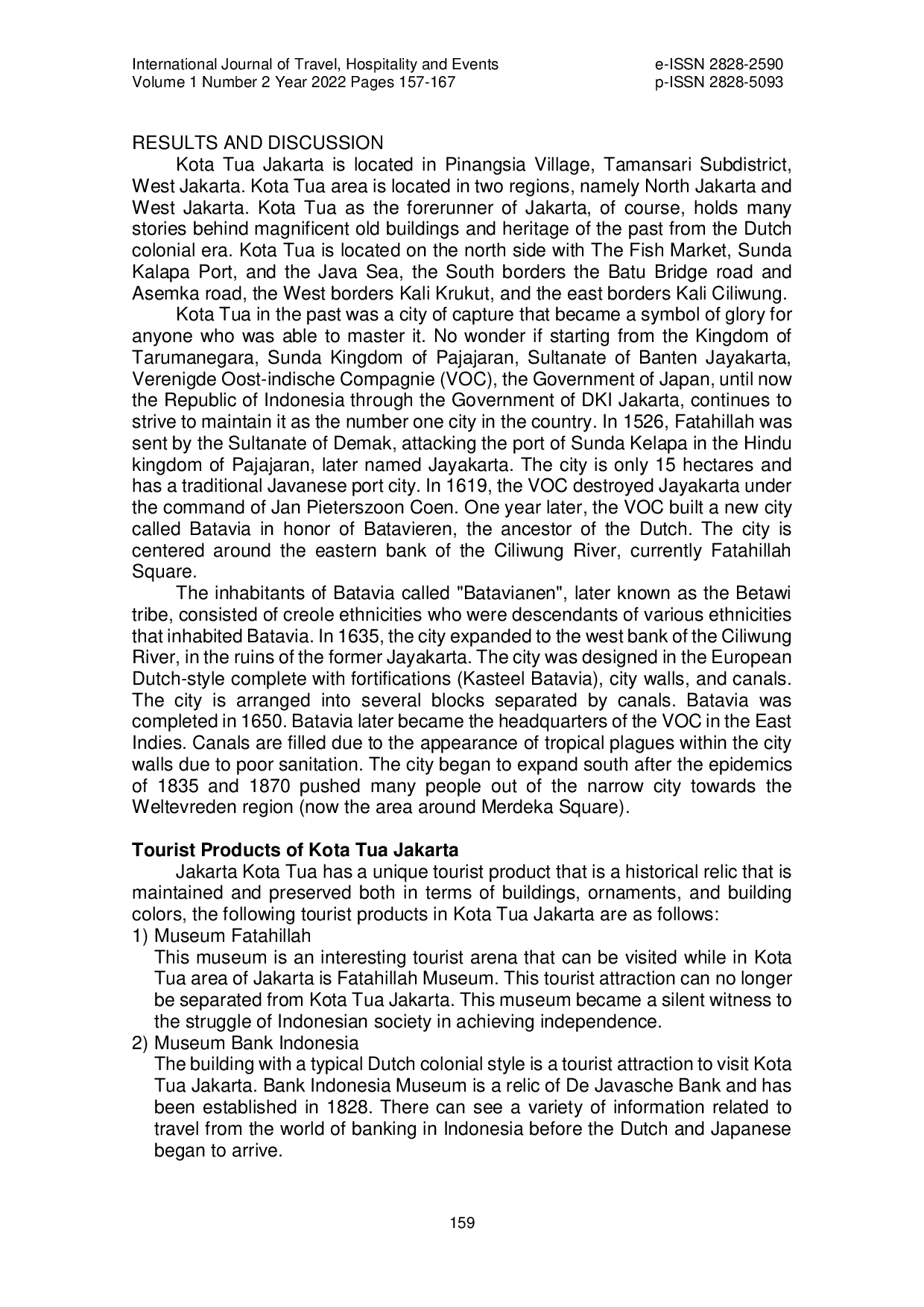 JURIS Integrated Marketing Communication Model in Building the Image of Tourist Attractions in Kota Tua Jakarta