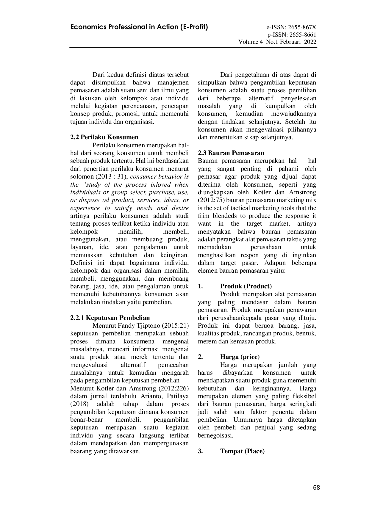 JURIS Pengaruh Variasi Produk Dan Iklan Di Instagram Terhadap Keputusan Pembelian