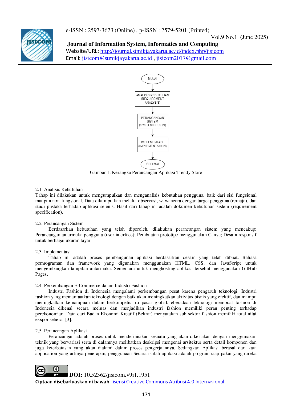 JURIS Perancangan Aplikasi Trendy Store Dalam Pembelian Produk Pakaian Remaja