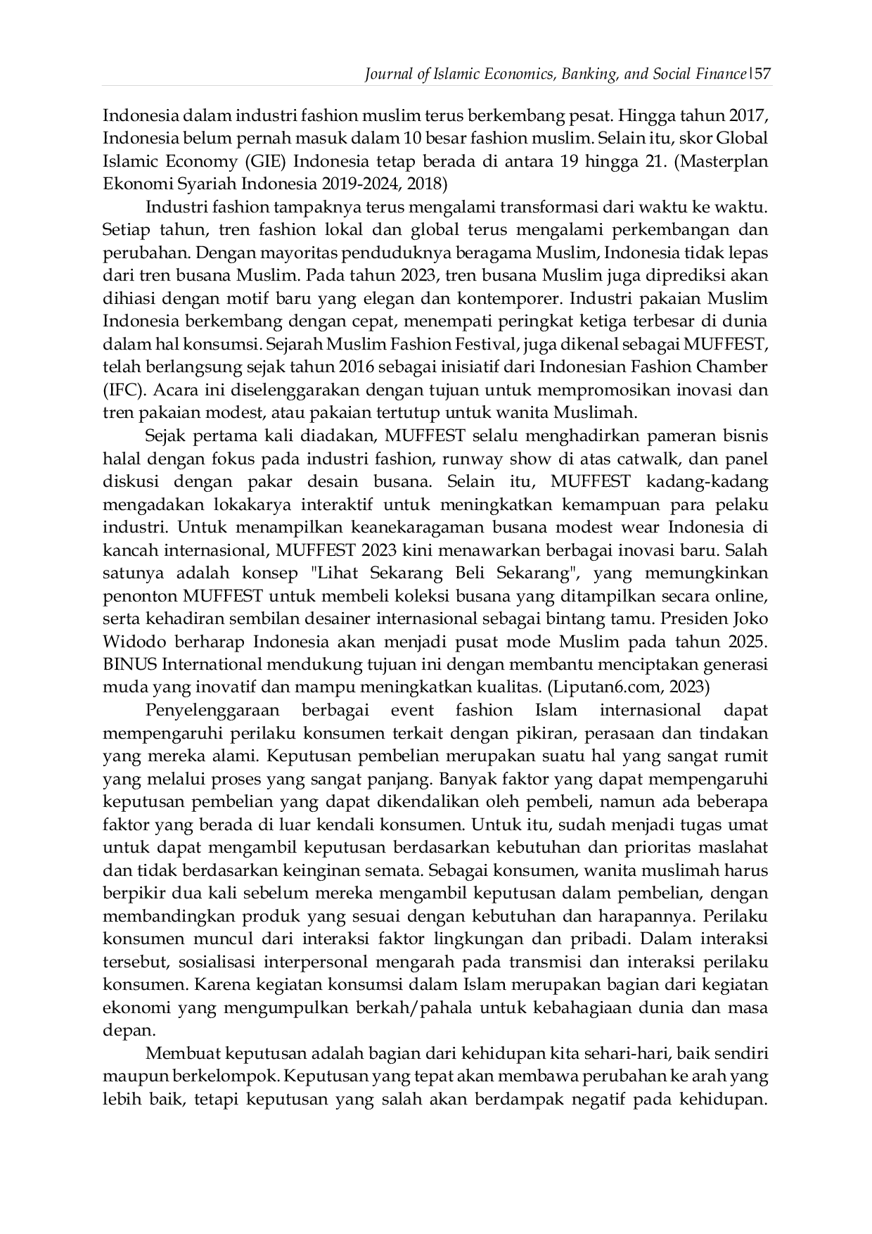 JURIS Pengaruh Perilaku Konsumen Terhadap Keputusan Pembelian Fashion Muslimah