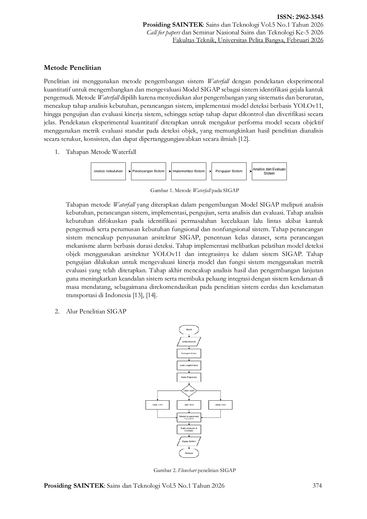 JURIS Model SIGAP Sistem Identifikasi Gejala Kantuk Pengemudi Menggunakan YOLO 11