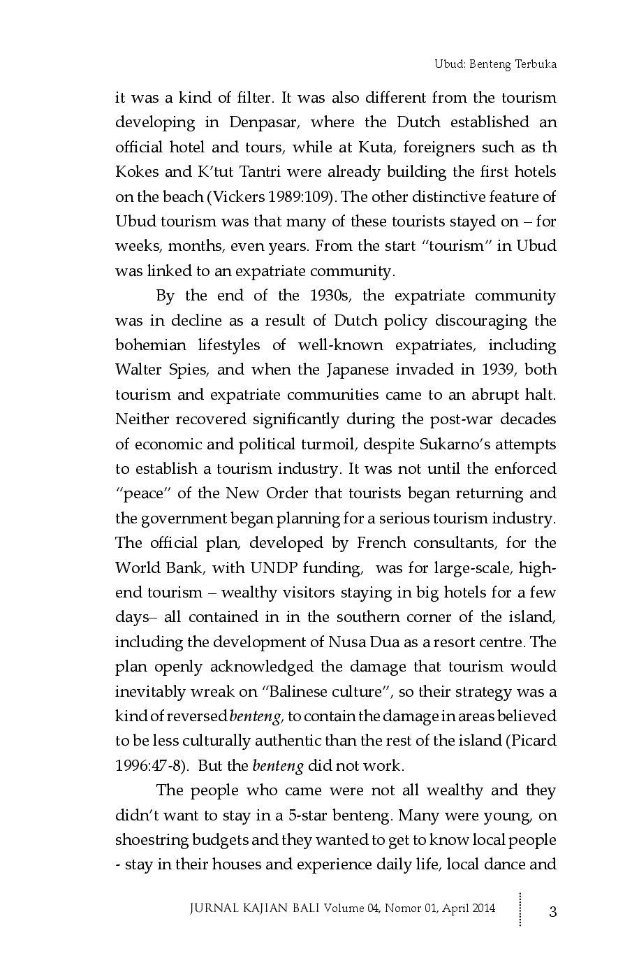 juris Ubud Benteng Terbuka