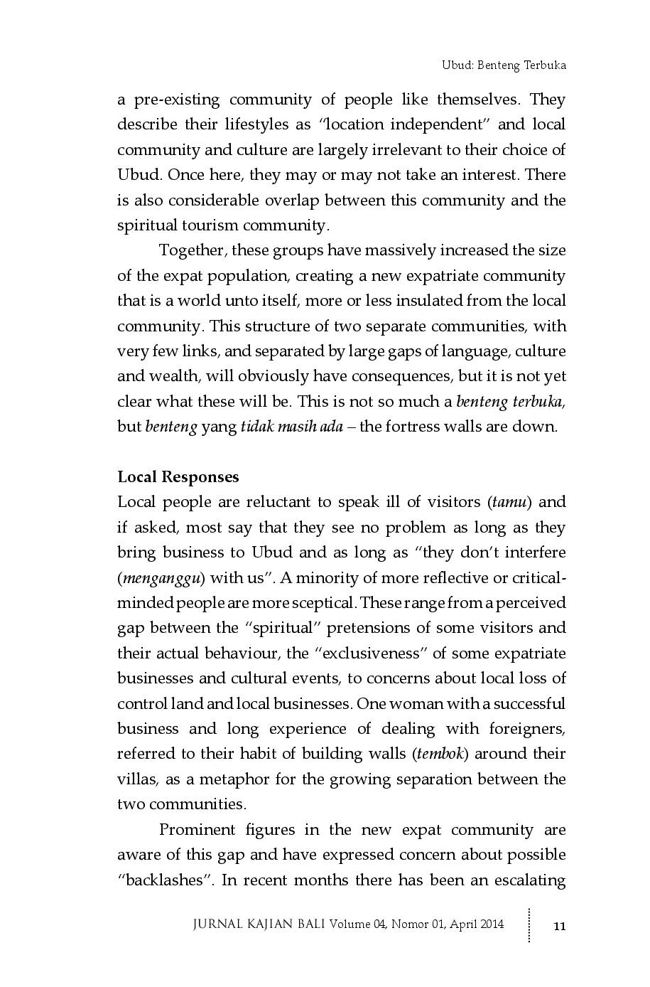 juris Ubud Benteng Terbuka