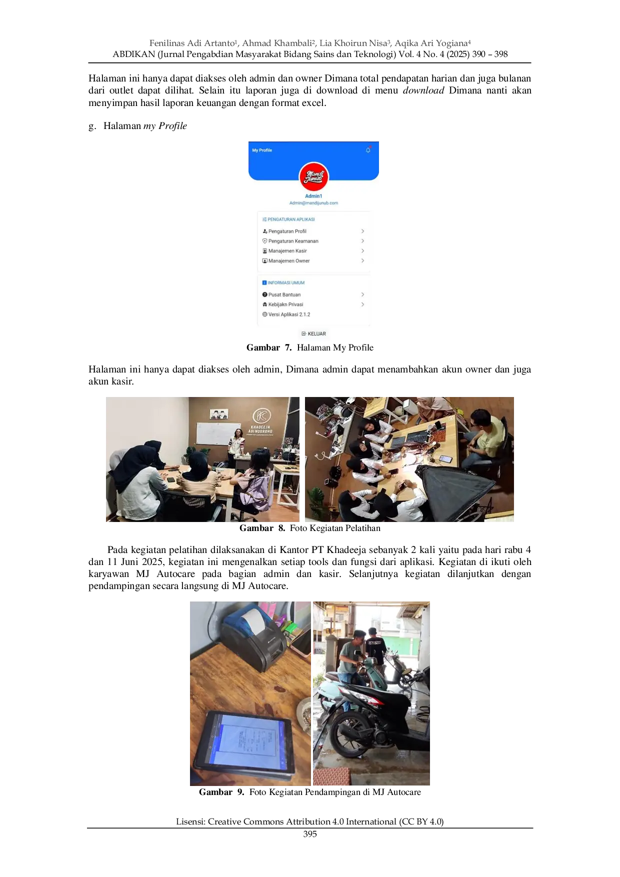 JURIS Penerapan Sistem Informasi Kasir Berbasis Android pada MJ Autocare