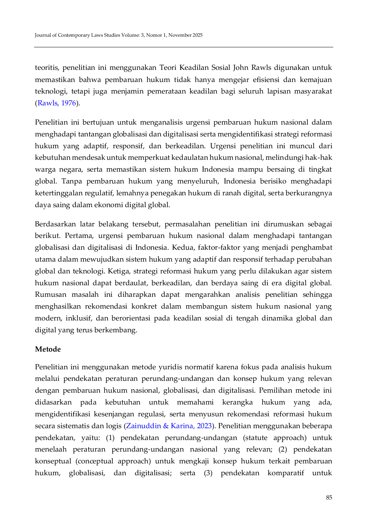 JURIS Pembaruan Hukum Nasional dalam Menjawab Tantangan Globalisasi dan Digitalisasi