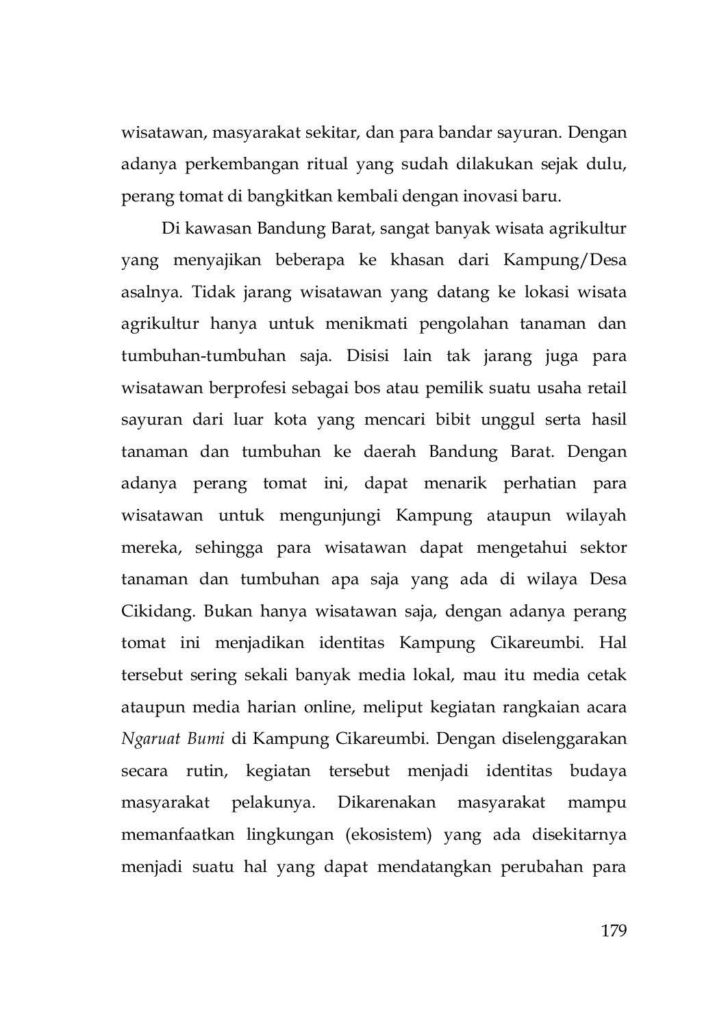 JURIS Rempug Tarung Adu Tomat Sebagai Identitas Masyarakat Agrikultur Kampung Cikareumbi