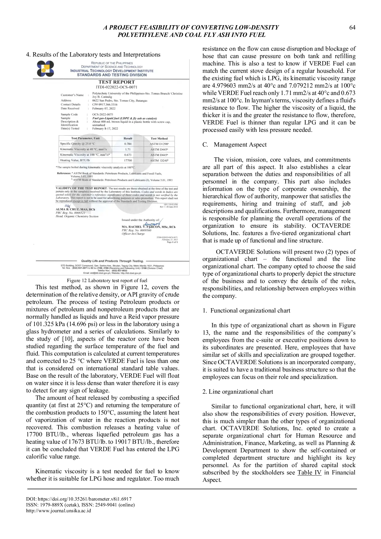 JURIS A Project Feasibility of Converting Low Density Polyethylene and Coal Fly Ash into Fuel