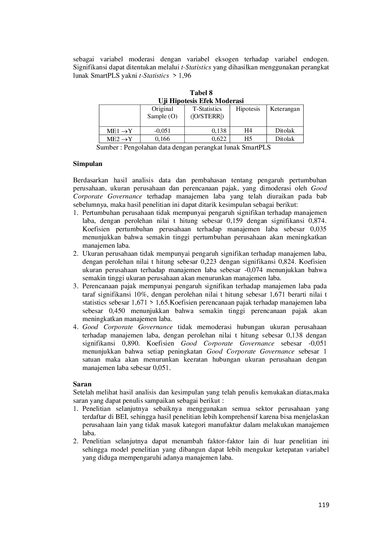 JURIS Pengaruh Pertumbuhan Perusahaan Ukuran Perusahaan Perencanaan Pajak Terhadap Manajemen Laba Dengan Good Corporate Governance Sebagai Pemoderasi