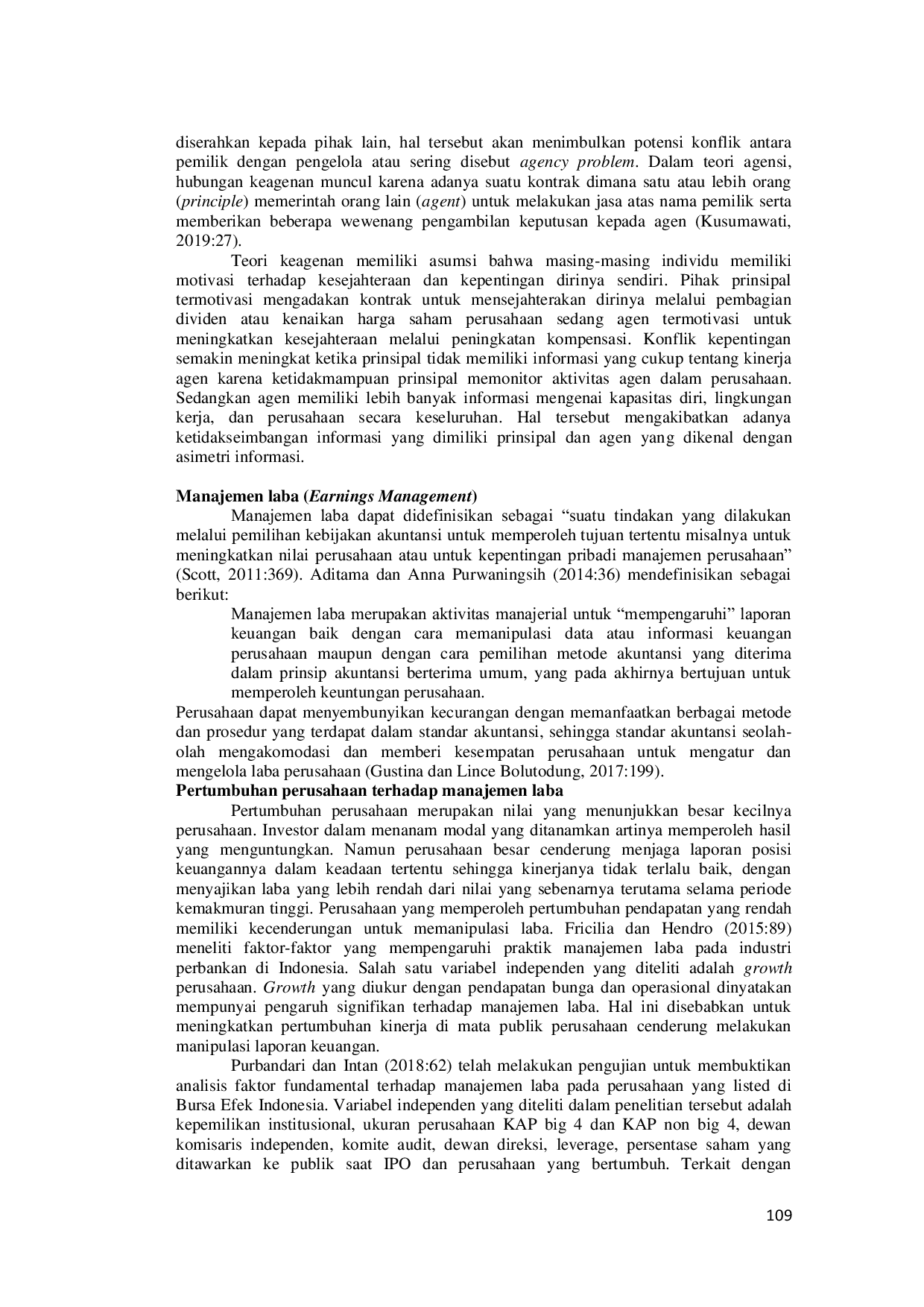 JURIS Pengaruh Pertumbuhan Perusahaan Ukuran Perusahaan Perencanaan Pajak Terhadap Manajemen Laba Dengan Good Corporate Governance Sebagai Pemoderasi