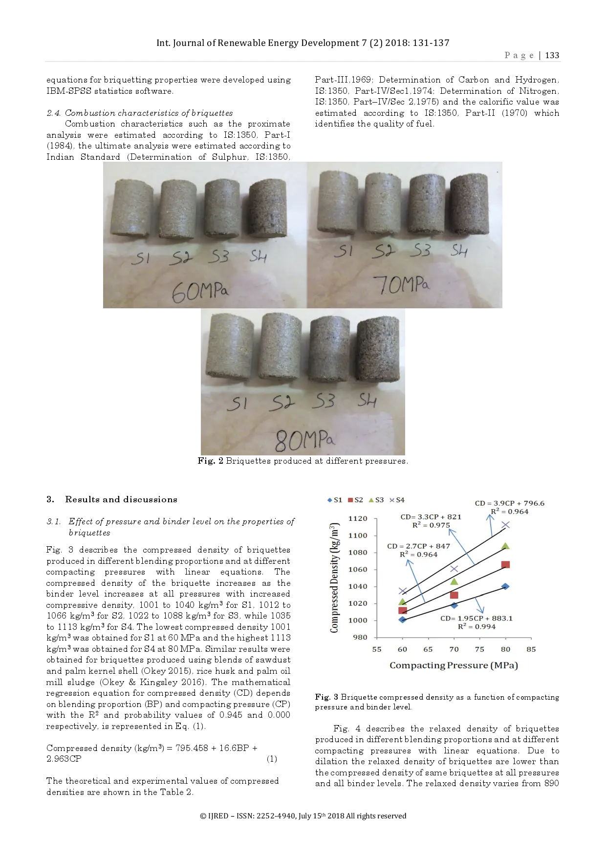 juris Evaluation of Physico Mechanical Combustion Characteristics of Fuel Briquettes made from blends of Areca Nut Husk Simarouba Seed Shell and Black Liquor