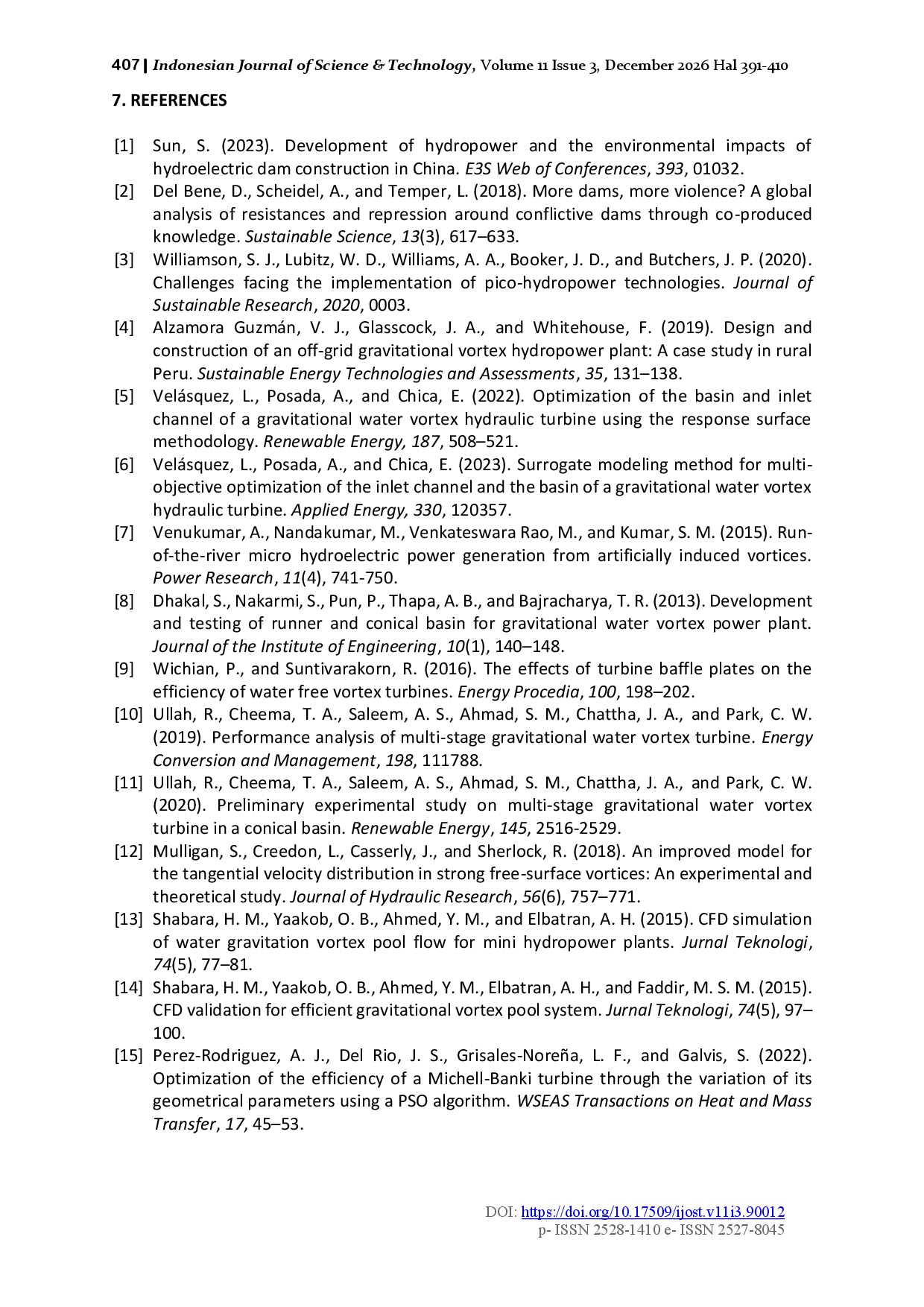 juris Parametric Rotor Innovation for Gravitational Vortex Turbines Advancing Clean Energy through Integrated Computational Fluid Dynamics CFD Simulation and Experimentation to Support the Sustainable Dev