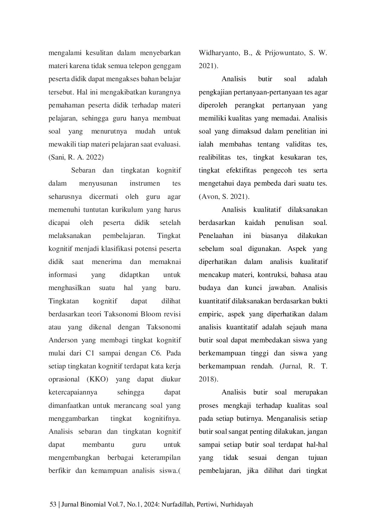 JURIS Telaah Soal Ujian Akhir Sekolah Biologi Pada Siswa SMA Negeri 8 Maros