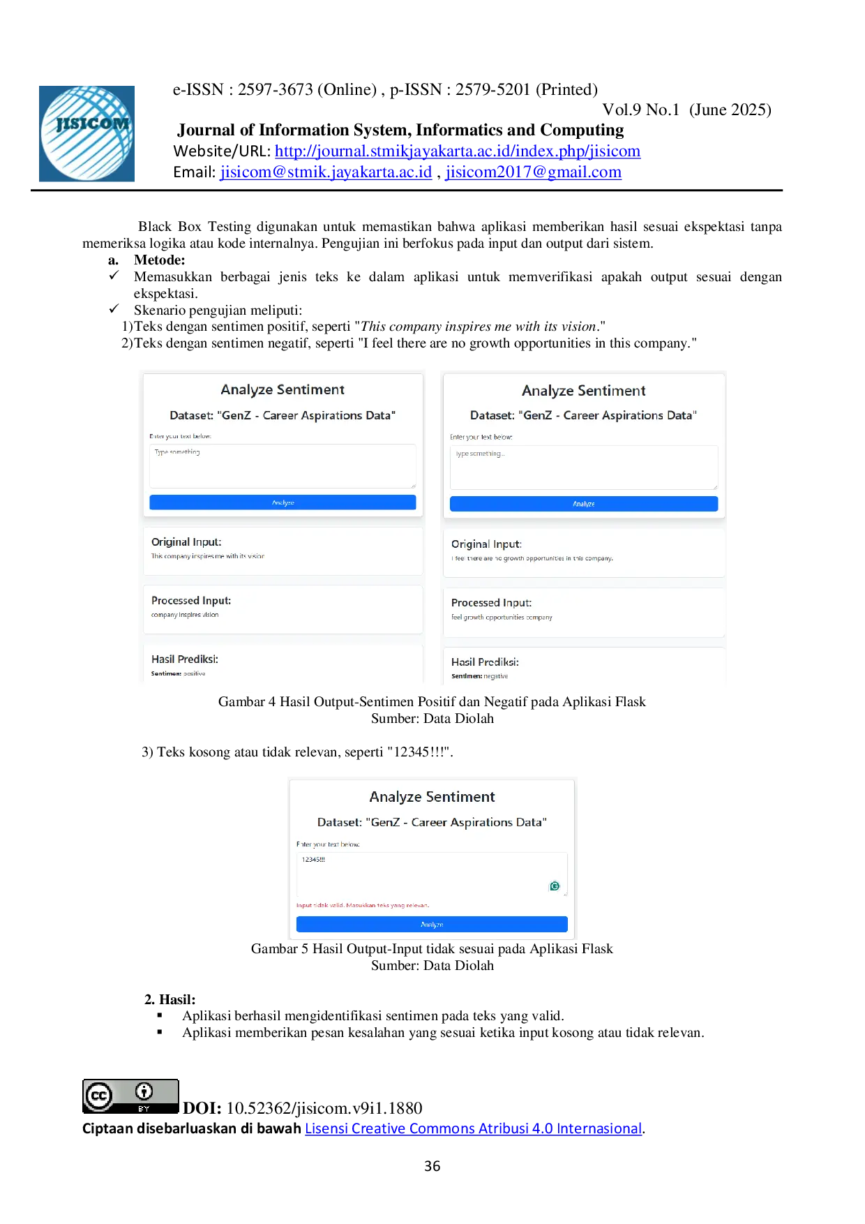 JURIS Model Sentiment Analysis Berbasis Machine Learning Untuk Data GenZ Career Aspiration Menggunakan Flask dan Naive Bayes