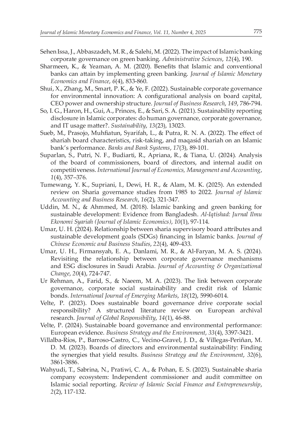 JURIS Sustainability Based Islamic Corporate Governance and Islamic Banks Multi Performance Evidence from Indonesia