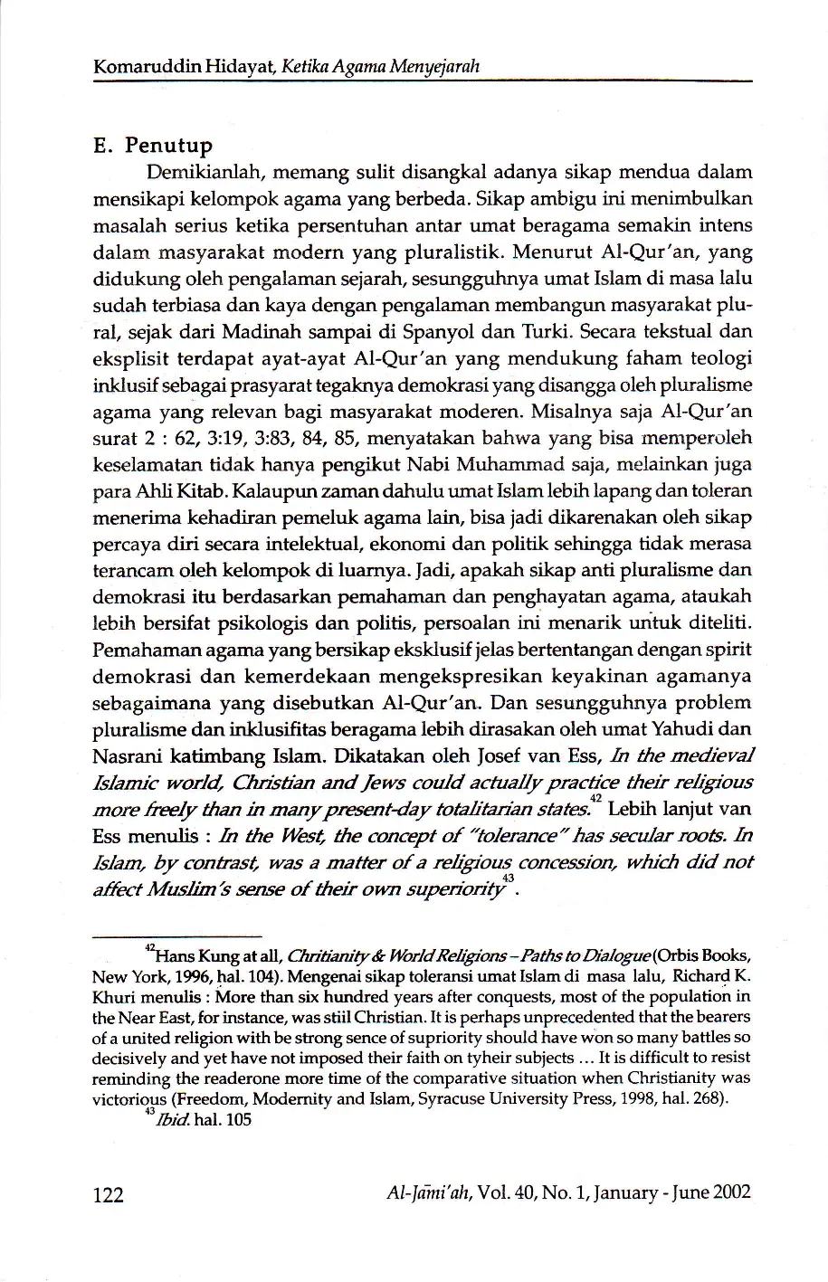 juris Ketika Agama Menyejarah