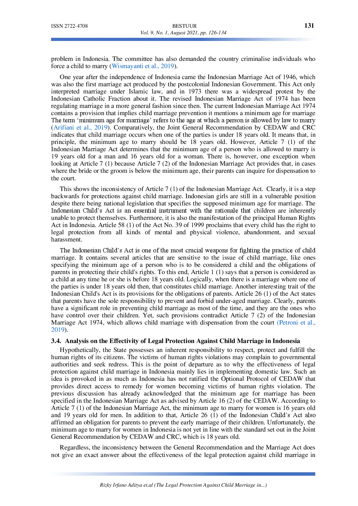juris The Legal Protection Against Child Marriage in Indonesia