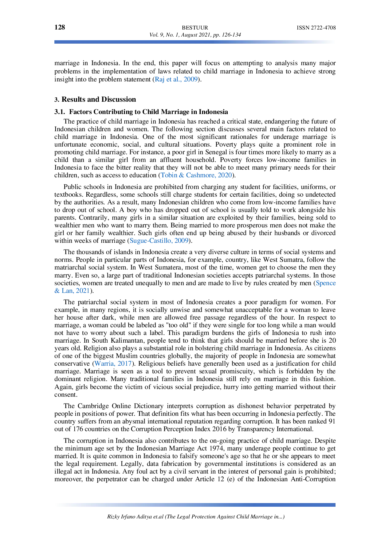 juris The Legal Protection Against Child Marriage in Indonesia