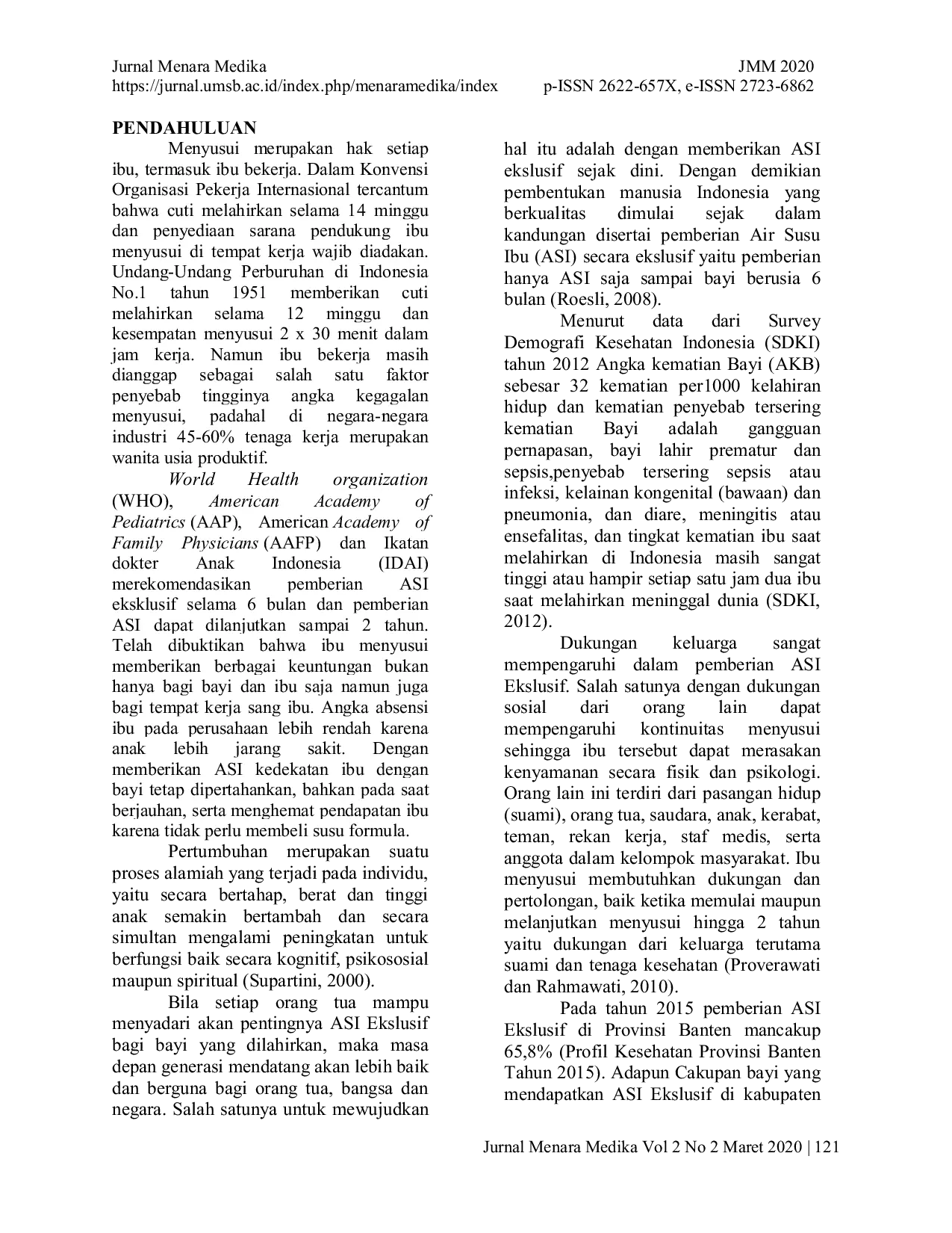 JURIS Gambar Karakteristik dan Pengetahuan Ibu Menyusui dalam Pemberian ASI Eksklusif di Desa Pandat Puskesmas Mandalawangi Pandeglang