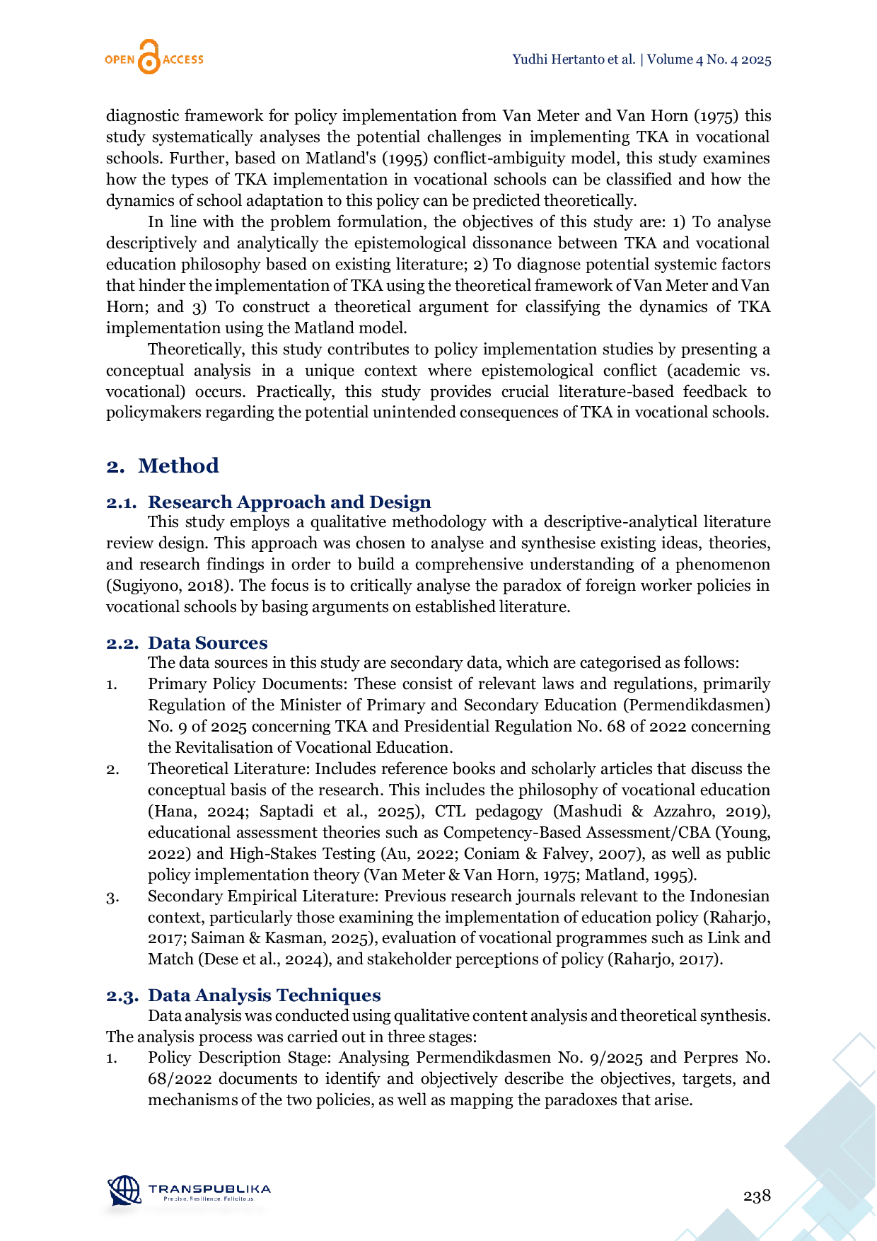 JURIS Critical Analysis of the Implementation of Academic Ability Tests TKA in Vocational Secondary Schools A Descriptive Analytical Literature Review of the Impact of Permendikdasmen No 9 of 2025