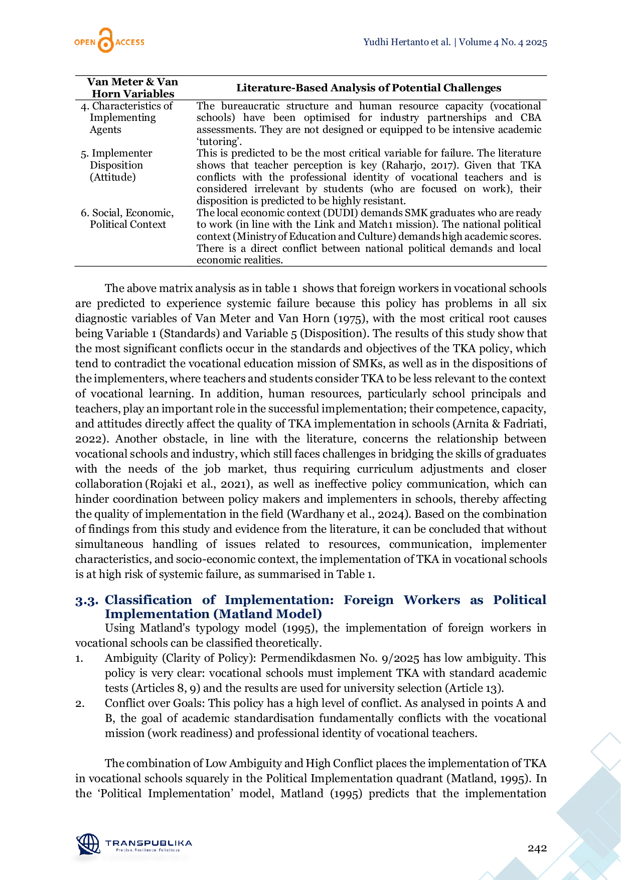 JURIS Critical Analysis of the Implementation of Academic Ability Tests TKA in Vocational Secondary Schools A Descriptive Analytical Literature Review of the Impact of Permendikdasmen No 9 of 2025