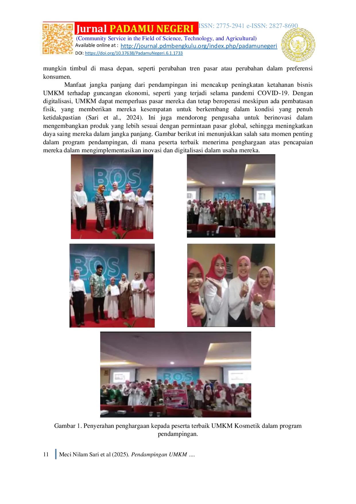 JURIS Pendampingan UMKM Kosmetik dengan Inovasi dan Adaptasi terhadap Tren Global melalui Platform Digital