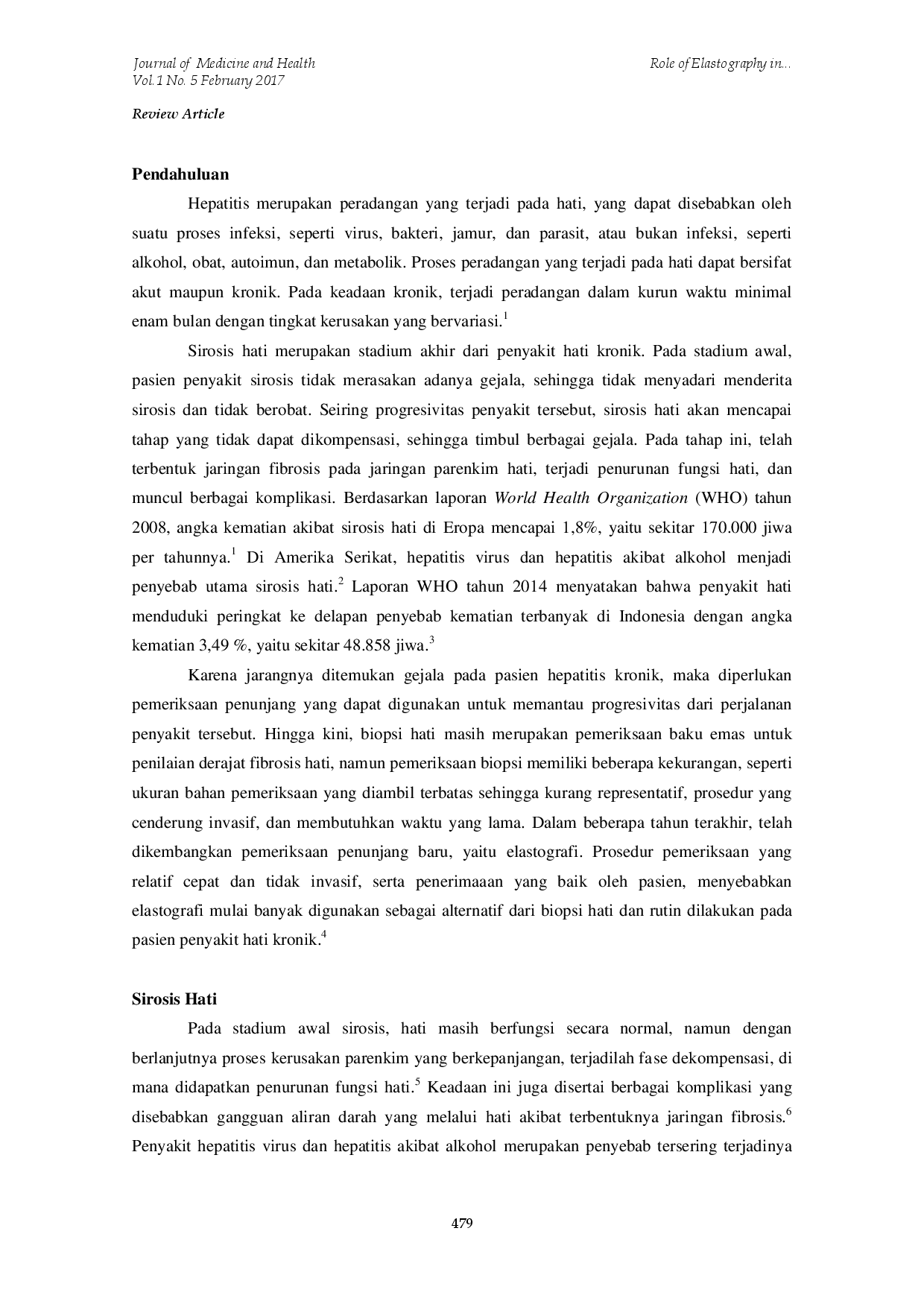 juris Role of Elastography in Early Detection of Liver Cirrhosis
