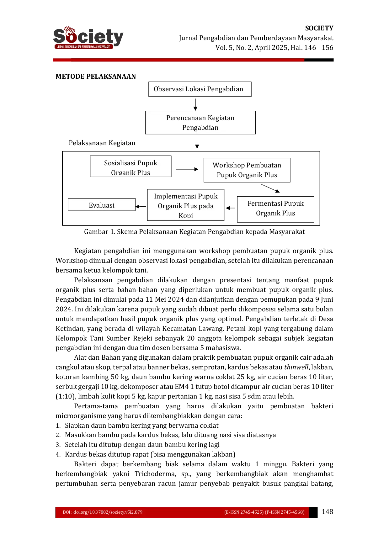 JURIS Peningkatan Kesejahteraan Petani Kopi Desa Ketindan Melalui Pertanian Regeneratif Pupuk Organik Plus