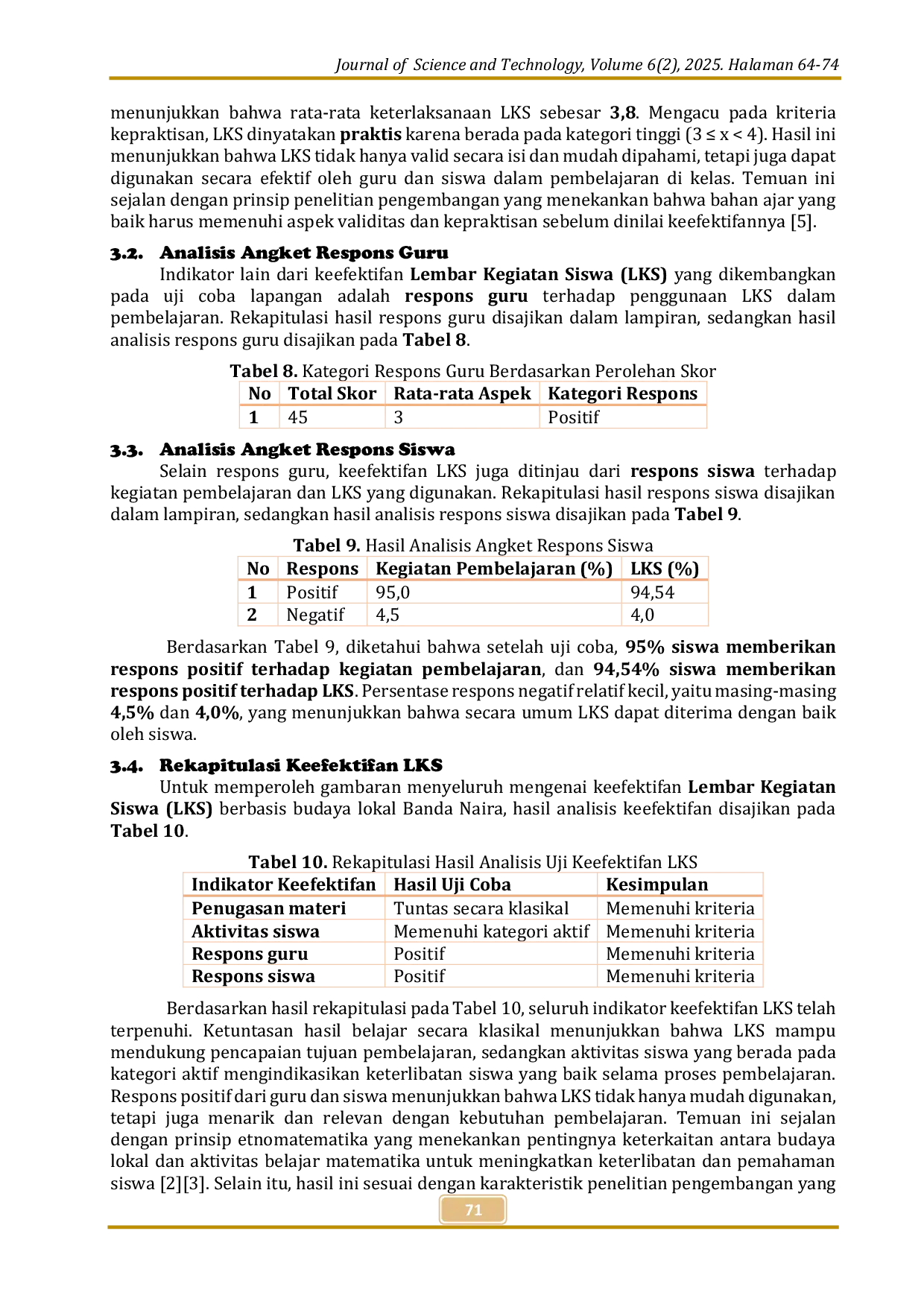 JURIS Integrasi Budaya Lokal dalam Pengembangan Lembar Kerja Siswa LKS Matematika