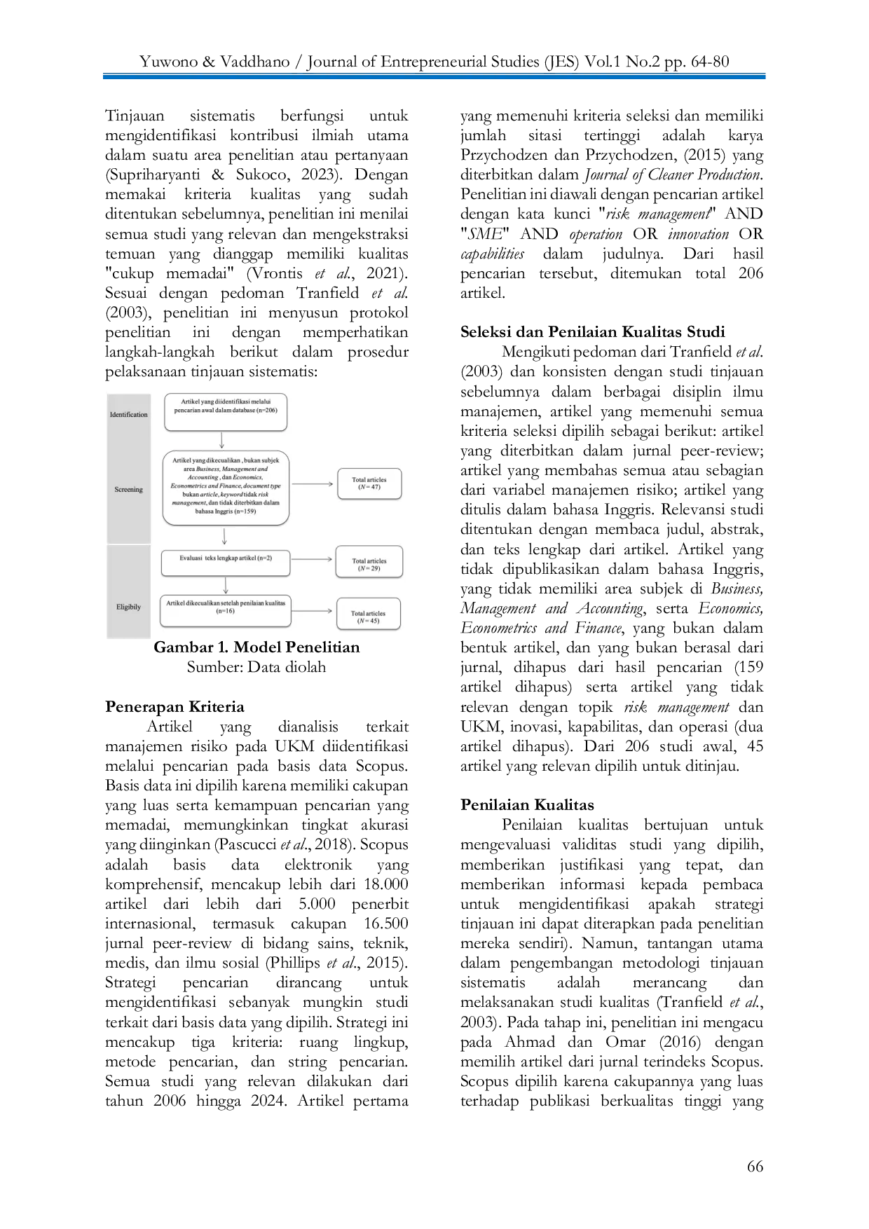 JURIS Peran Manajemen Risiko dalam Meningkatkan Efektivitas Operasional UKM Sebuah Tinjauan Sistematis