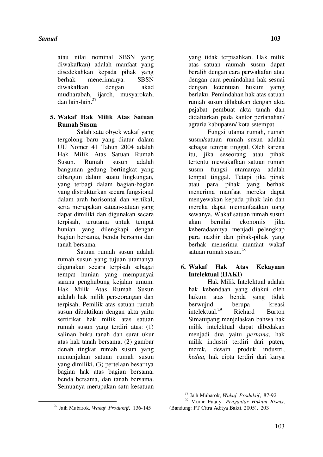 JURIS Pembaharuan Hukum Islam Dalam Pemberdayaan Wakaf Produktif Terhadap Kesejahteraan Masyarakat