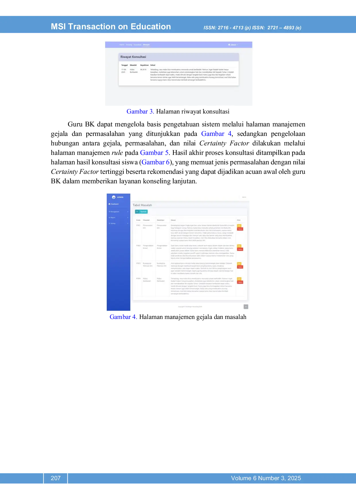 JURIS Penerapan Metode Certainty Factor pada Sistem Pakar Bimbingan dan Konseling Berbasis Web di SMAN 1 X Koto Diatas