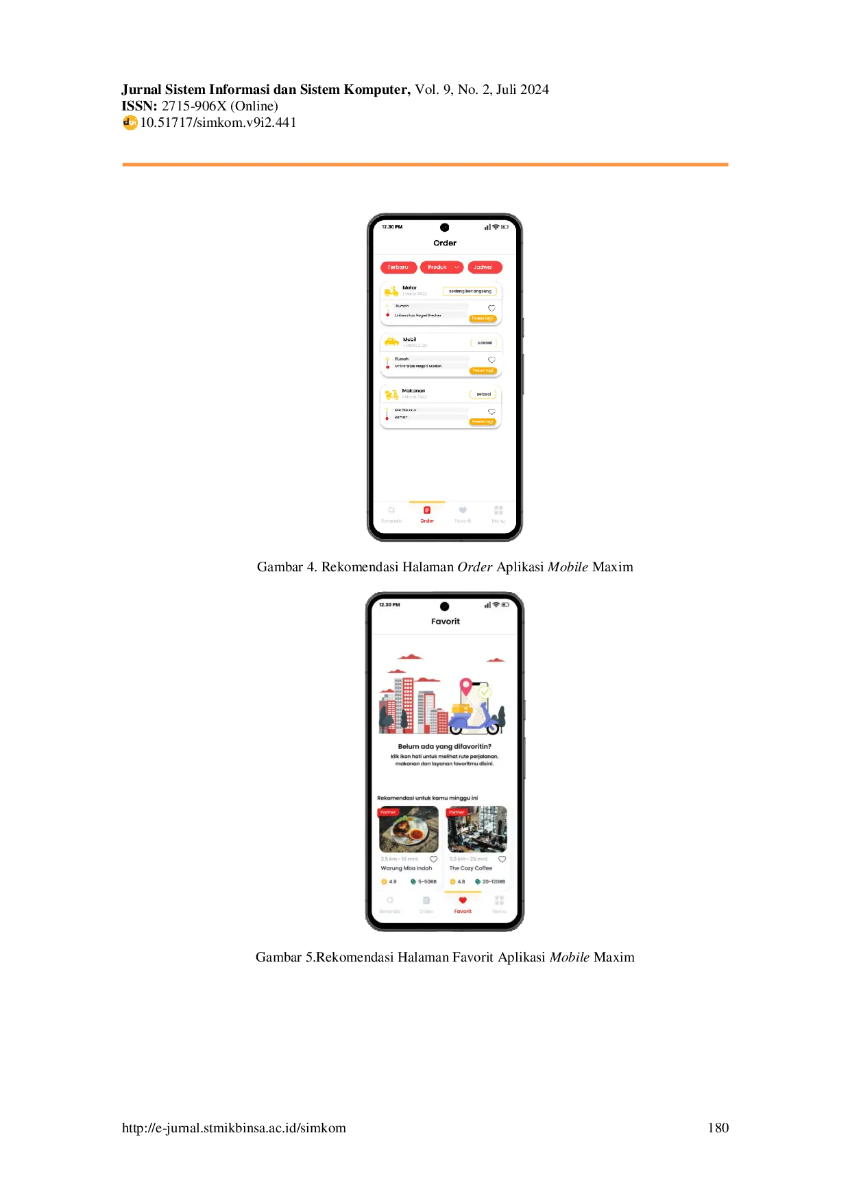 JURIS Analisis Peran Desain User Interface Aplikasi Mobile Maxim Menggunakan Metode A B Testing