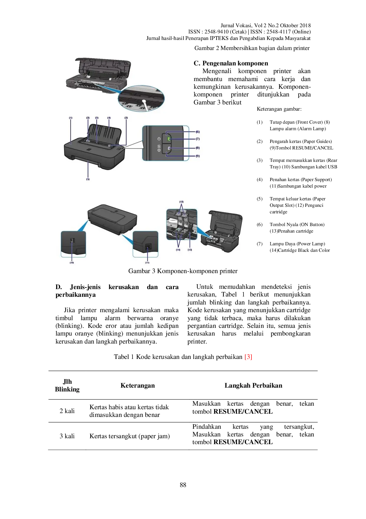 JURIS Pelatihan Reparasi Printer untuk Pemuda Gampong Kuala Kecamatan Blang Mangat Kota Lhokseumawe
