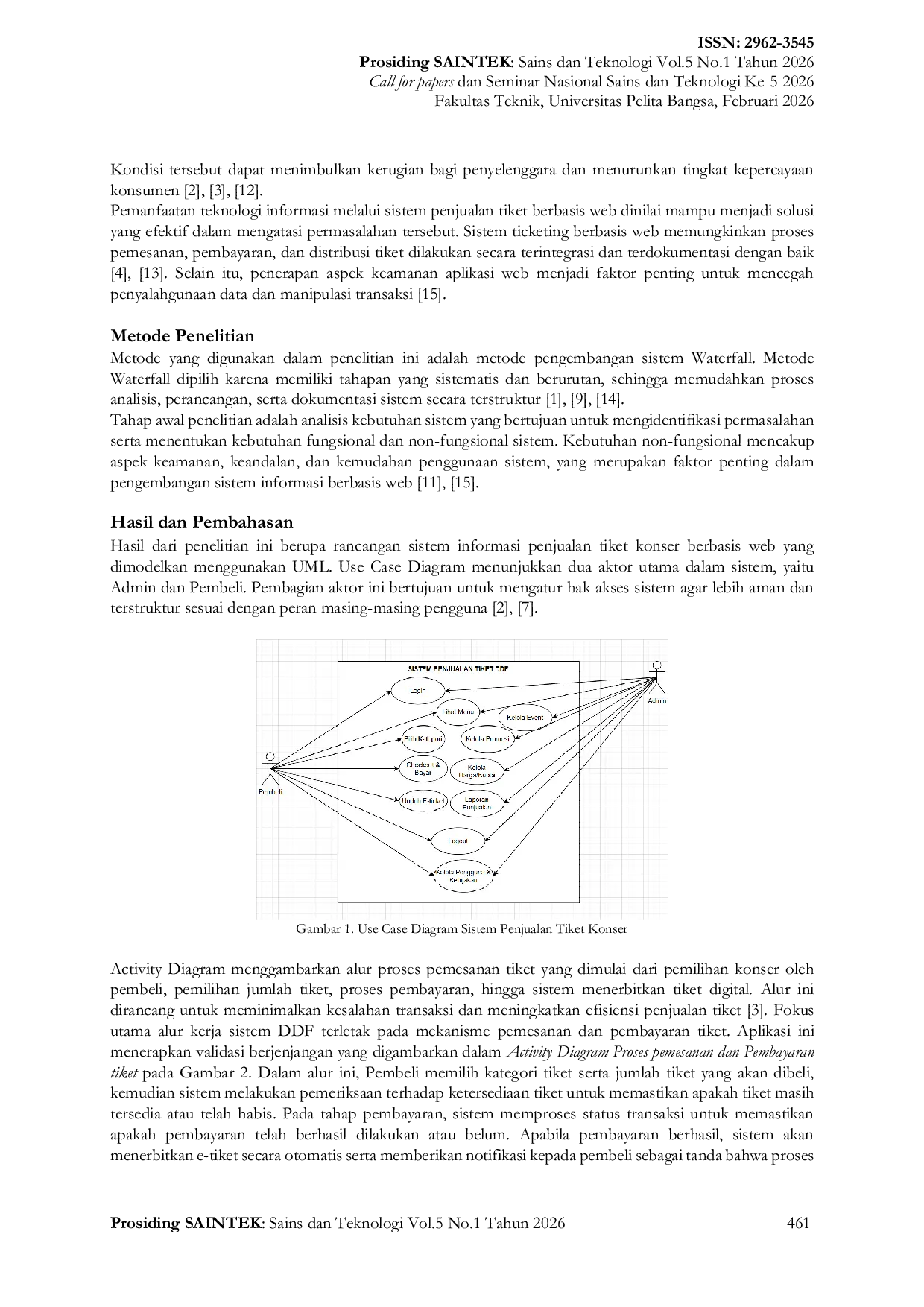 JURIS Perancangan Sistem Informasi Penjualan Tiket Konser Berbasis Web DDF