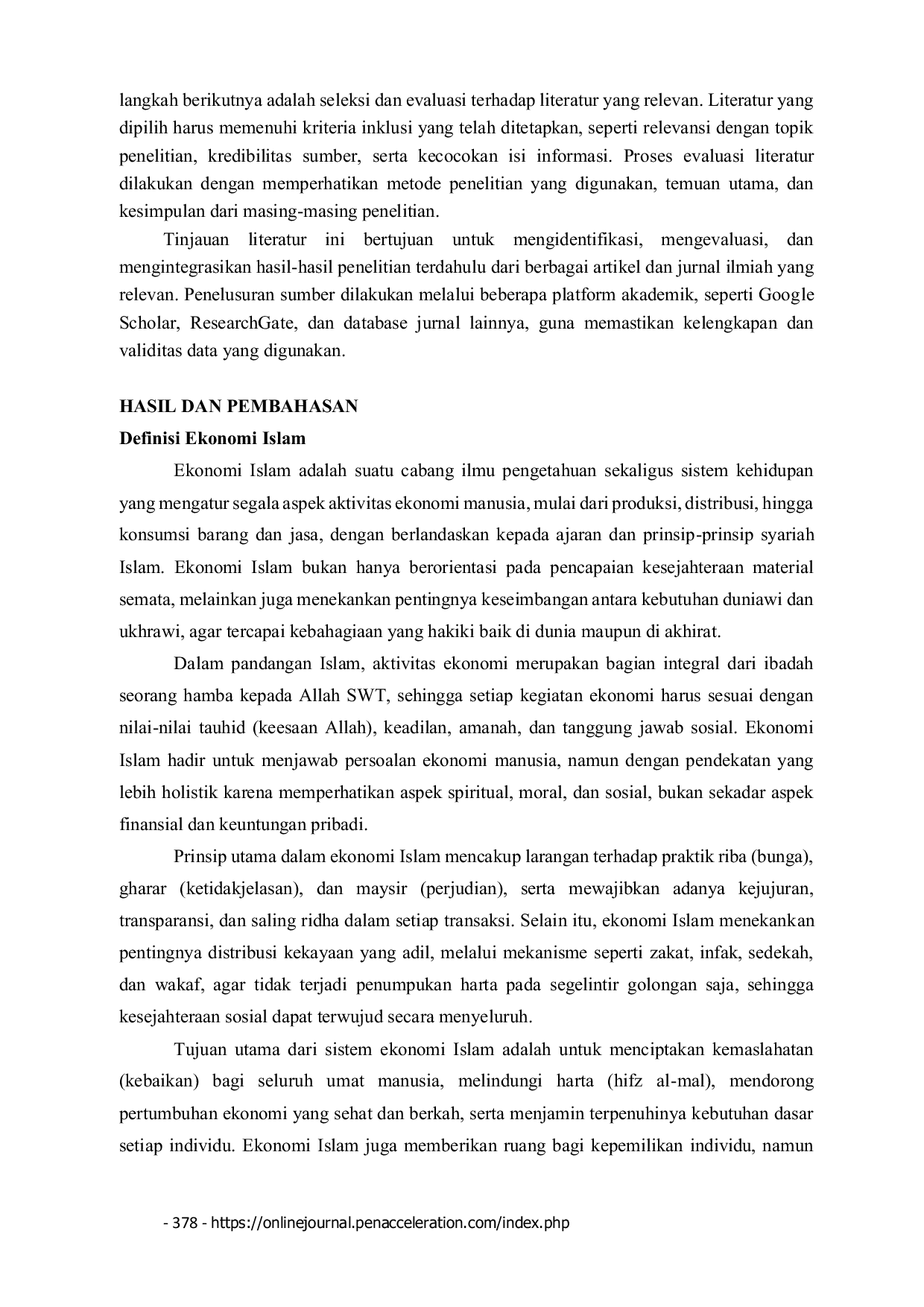 JURIS Analisis Perbandingan Ekonomi Islam dan Konvensional dalam Perspektif Keadilan Sosial