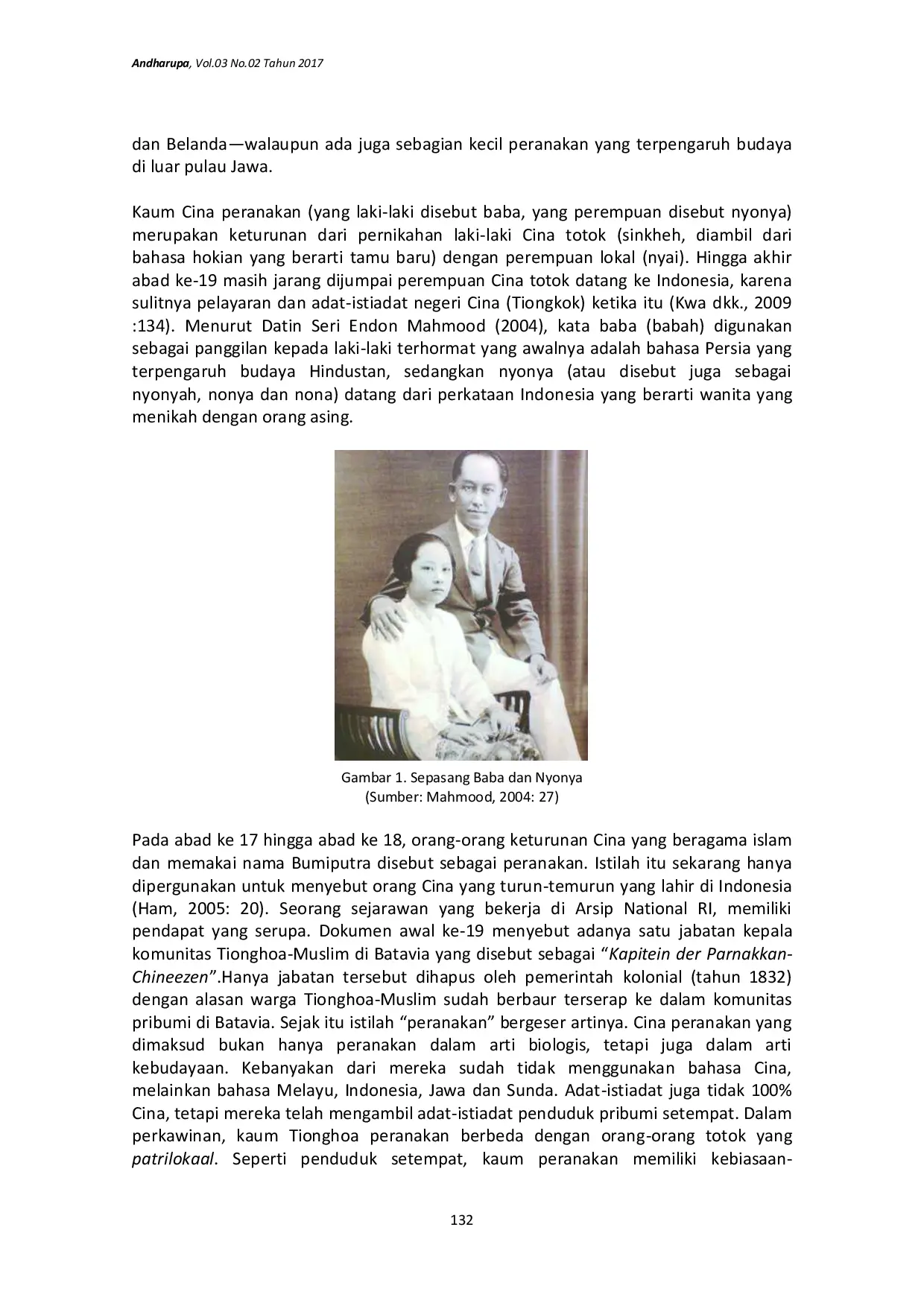 JURIS Pencampuran Budaya Cina Jawa dan Belanda pada Budaya Makan Cina Peranakan