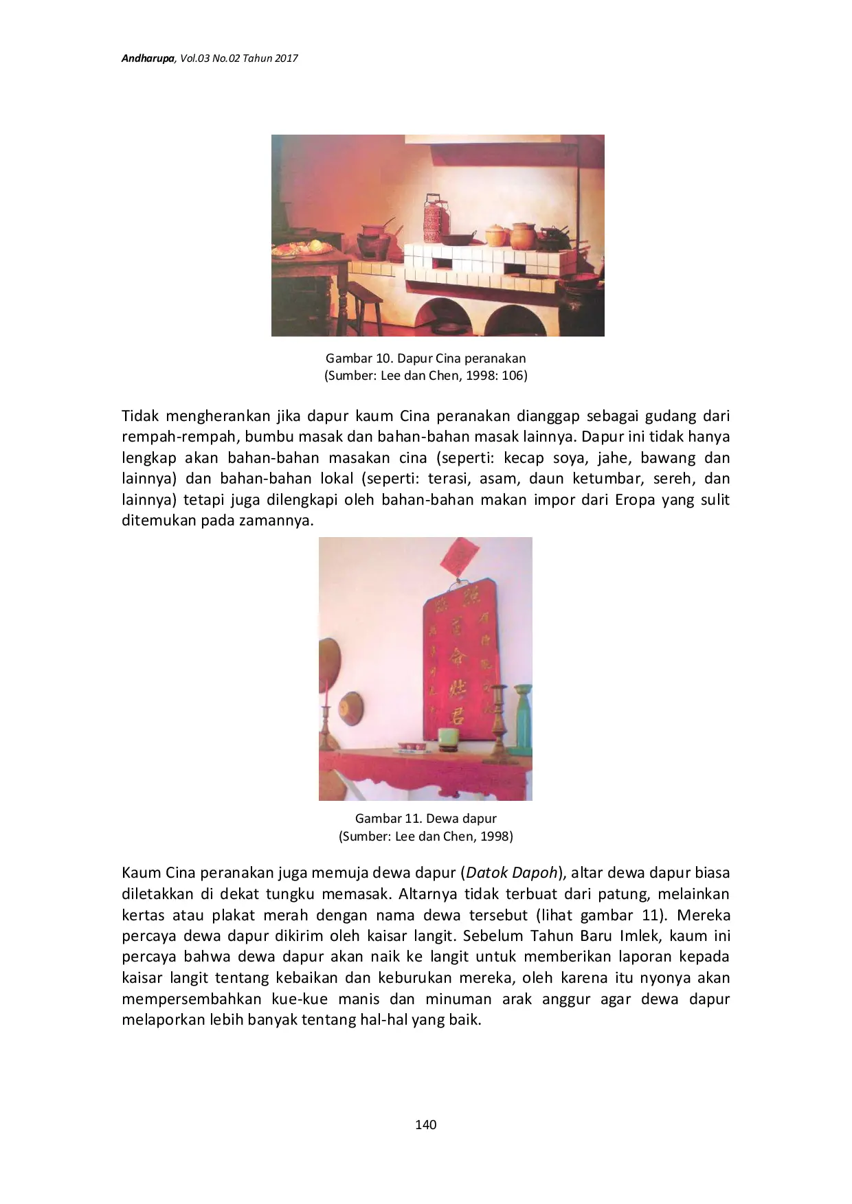 JURIS Pencampuran Budaya Cina Jawa dan Belanda pada Budaya Makan Cina Peranakan