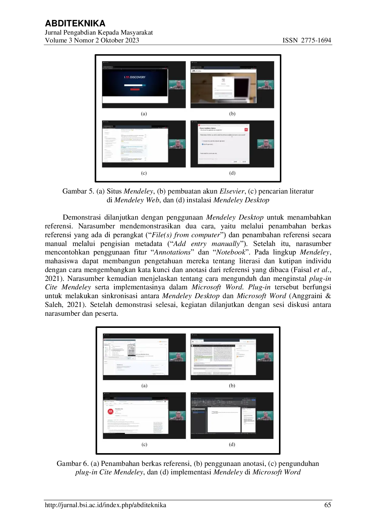 JURIS Pemanfaatan Aplikasi Mendeley Sebagai Sistem Manajemen Referensi Untuk Mengoptimalisasi Penulisan Karya Ilmiah Mahasiswa