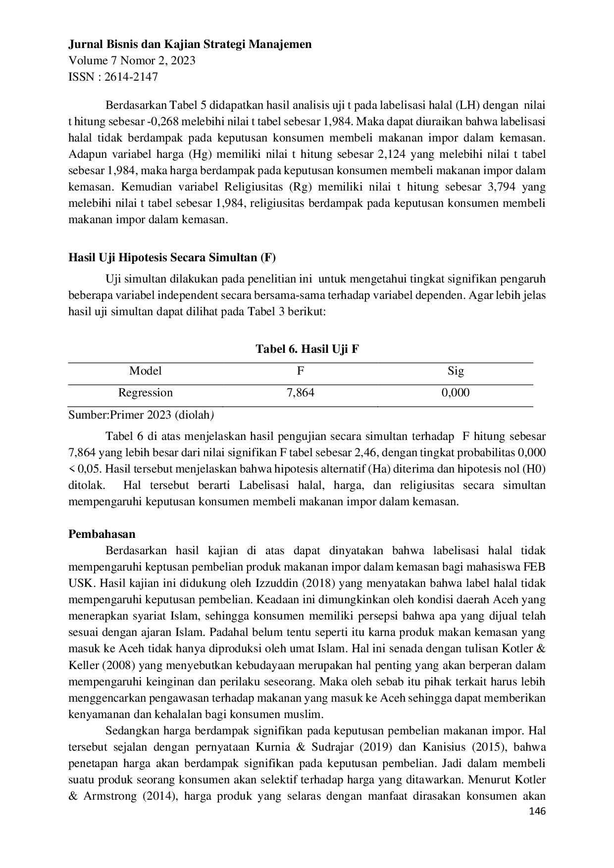 JURIS Faktor Yang Mempengaruhi Konsumen Muslim Dalam Membeli Produk Makanan Impor Dalam Kemasan