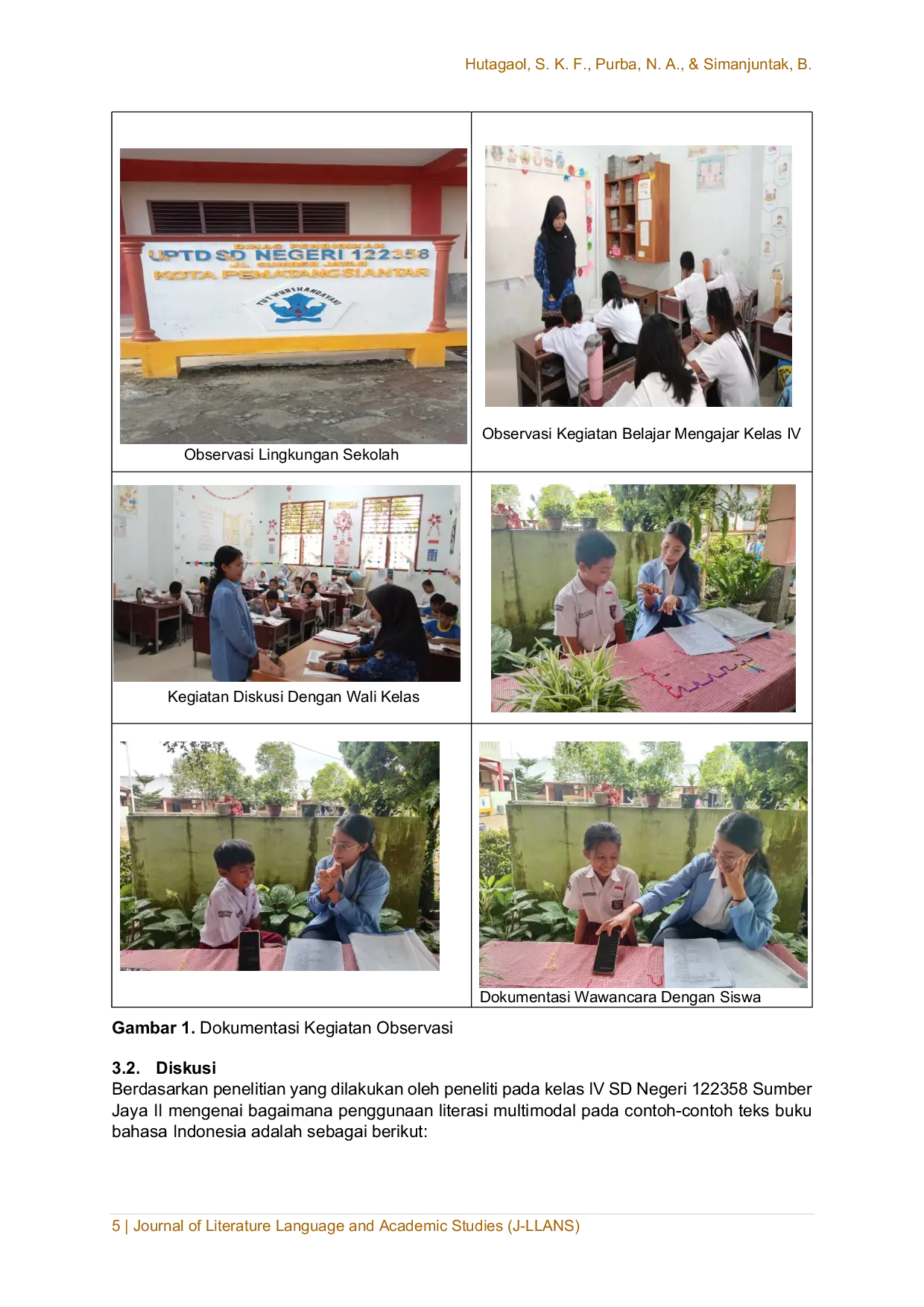 JURIS Analisis Penggunaan Literasi Multimodal Pada Contoh Contoh Teks Buku Bahasa Indonesia Kelas IV SD