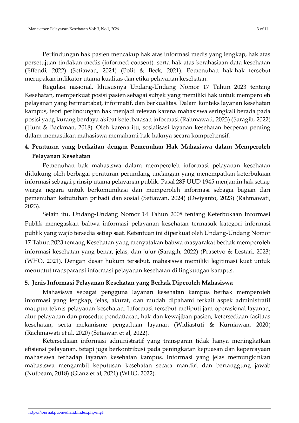 JURIS Sosialisasi Pelayanan Kesehatan Sebagai Upaya Pemenuhan Hak Mahasiswa dalam Memperoleh Informasi Kesehatan di Fakultas Psikologi dan Kesehatan UIN Walisongo Semarang