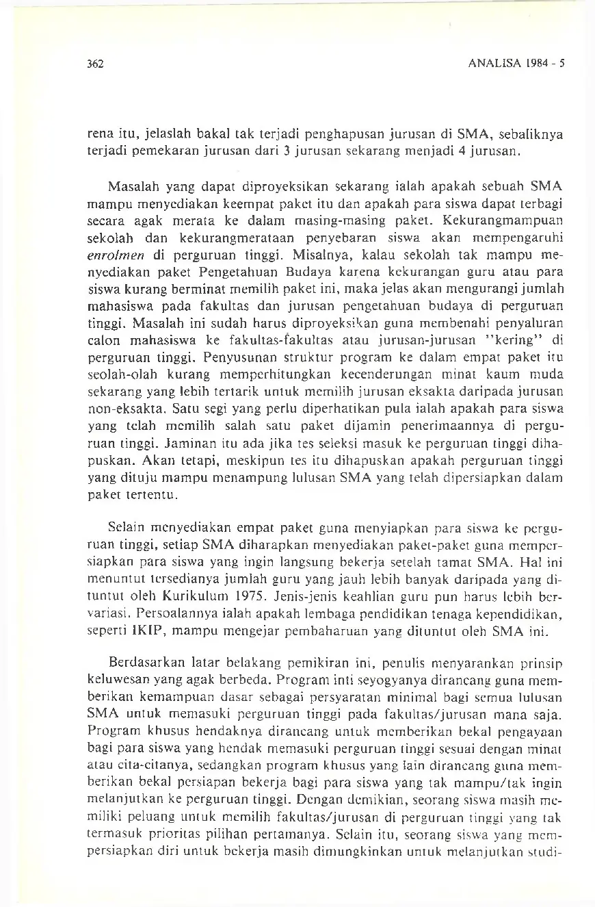 JURIS Kurikulum 1984