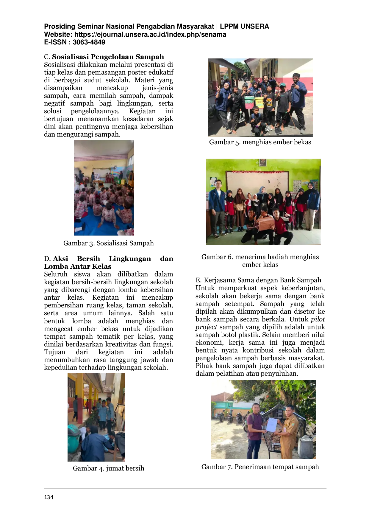 JURIS Literasi dan Pendampingan Pengelolaan Sampah di Sekolah Dasar di Kota Cilegon