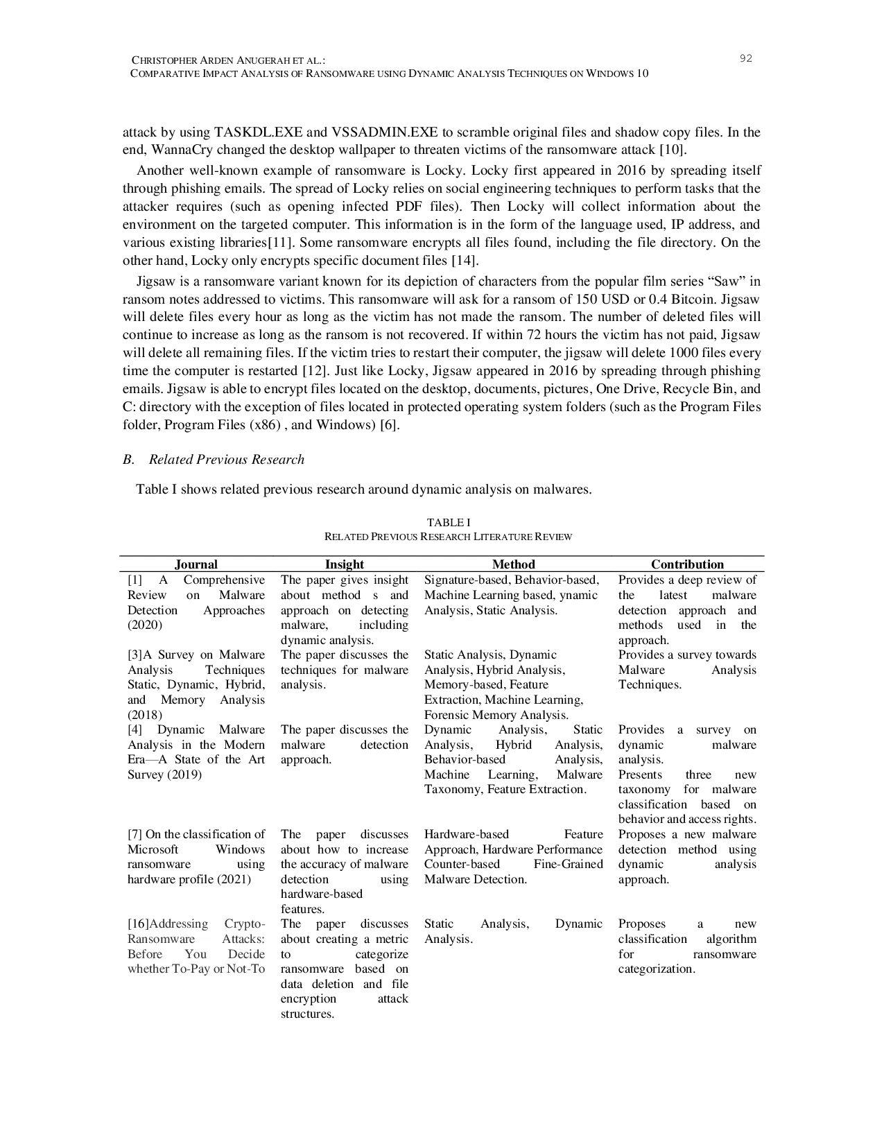 JURIS An Impact Analysis of Damage Level caused by Malware with Dynamic Analysis Approach